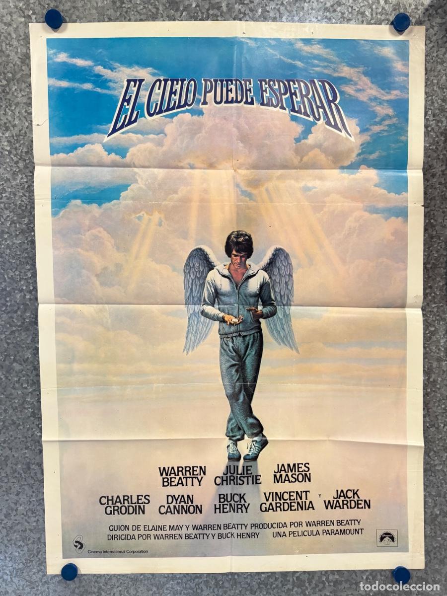 Cine: El cielo puede esperar, Warren Beaty, Julie Christie, A&ntilde;o 1978, POSTER ORIGINAL