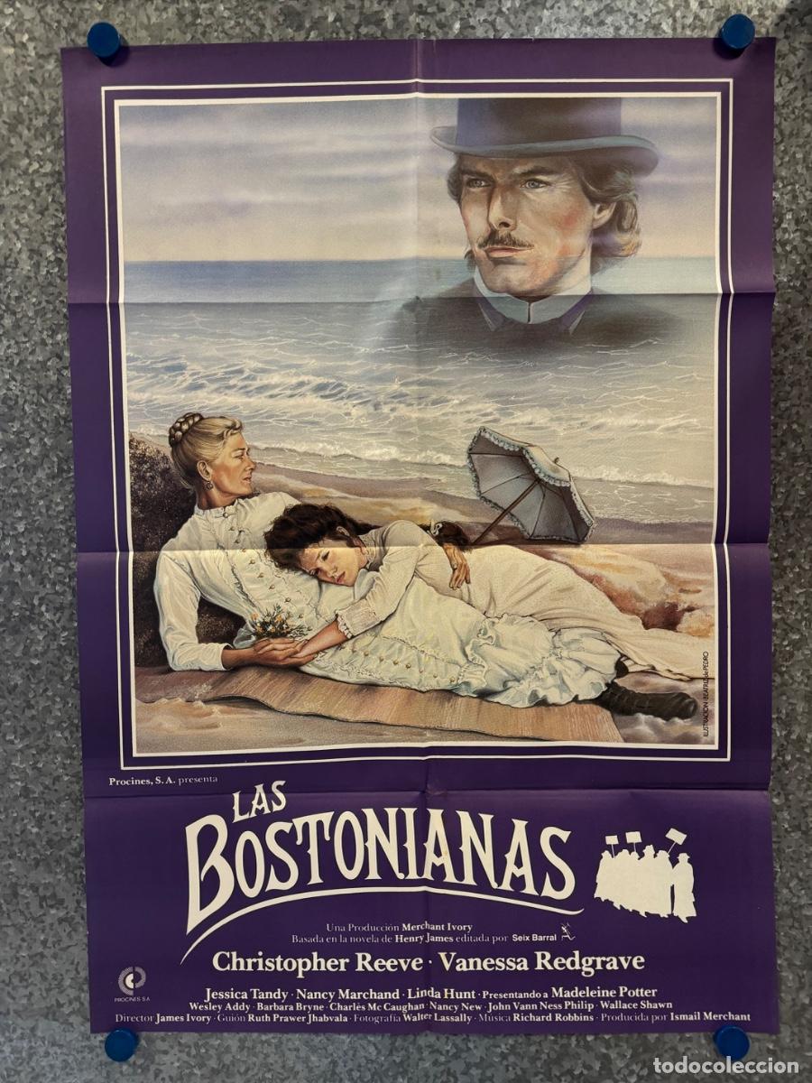 Cine: Las bostonianas, Christopher Reeve, Vanessa Redgrave, A&ntilde;o 1984, POSTER ORIGINAL