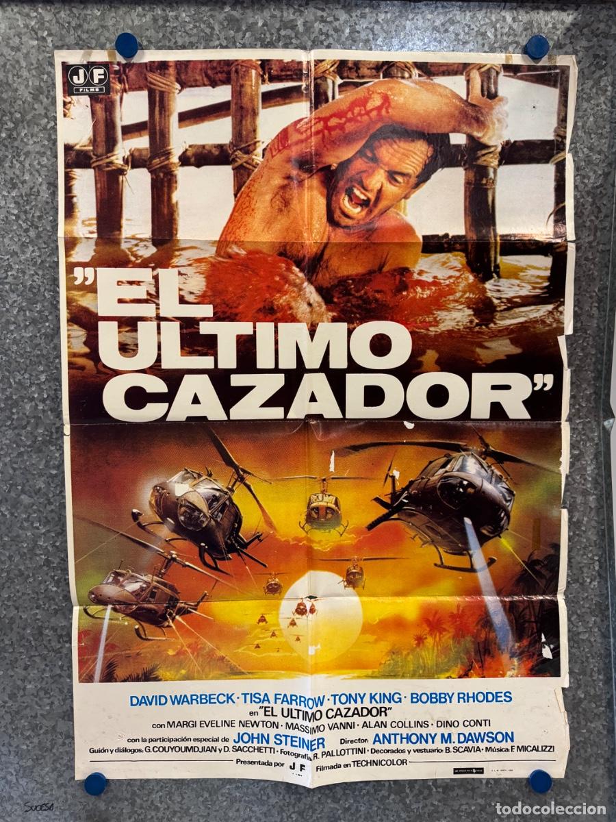 Cine: El ultimo cazador, Tisa Farrow, David Warbeck, A&ntilde;o 1980, POSTER ORIGINAL