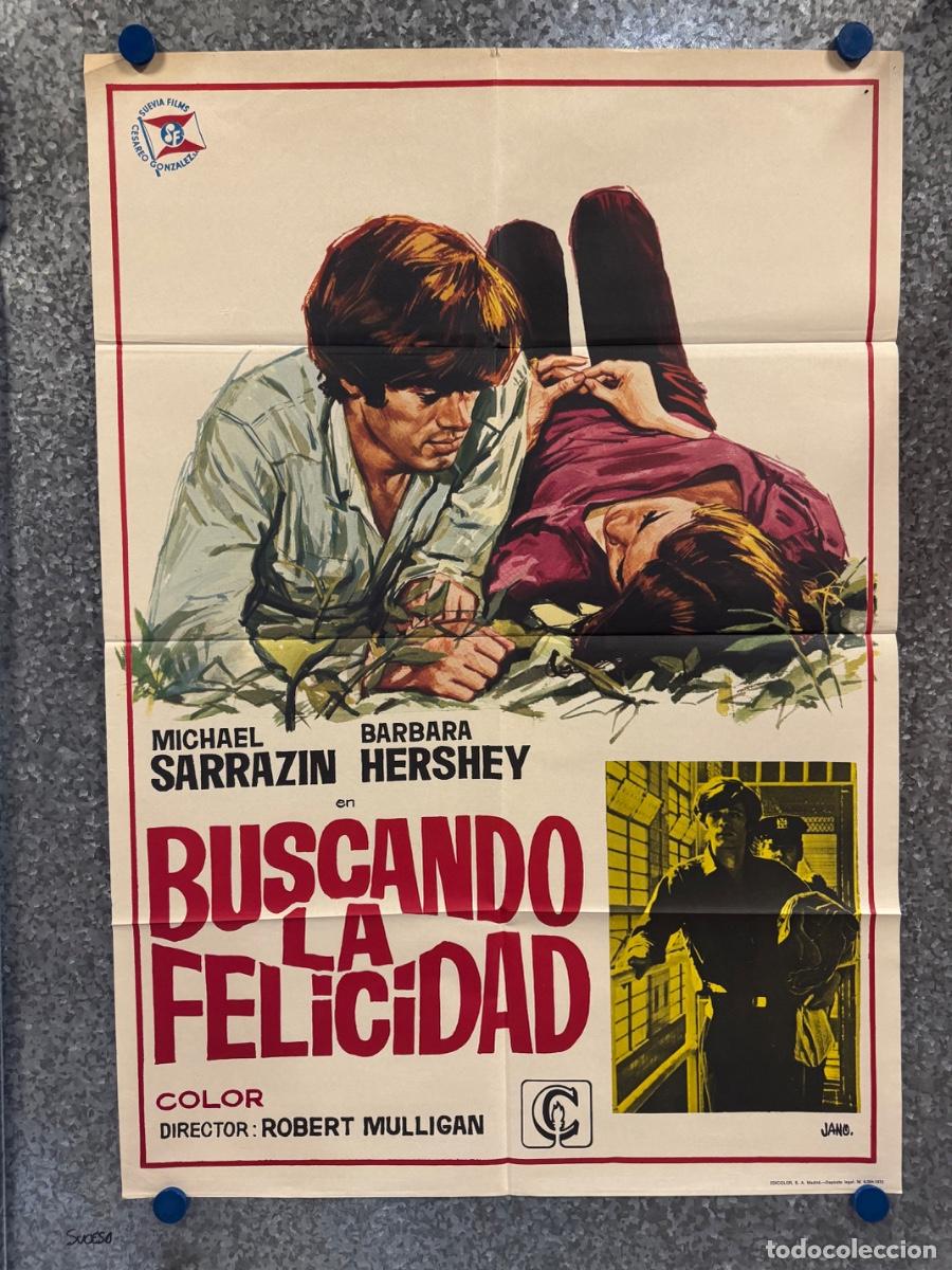 Cine: Buscando la felicidad, Michael Sarrazin, Barbara Hershey, A&ntilde;o 1971, POSTER ORIGINAL