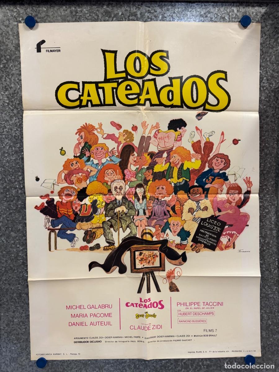 Cine: Los cateados, Michel Galabru, Maria Pacome, A&ntilde;o 1980, POSTER ORIGINAL
