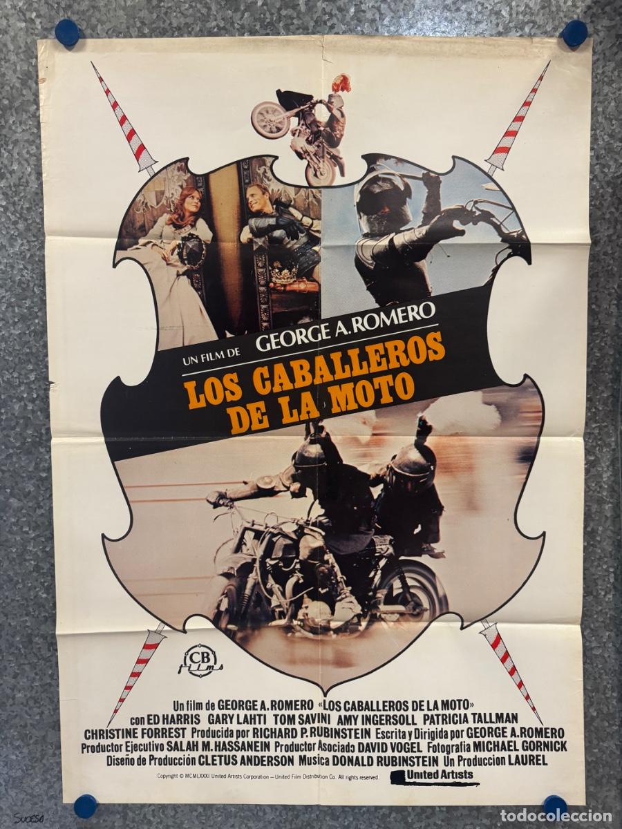 Cine: Los caballeros de la moto, Ed Harris, Tom Savini, A&ntilde;o 1981, POSTER ORIGINAL