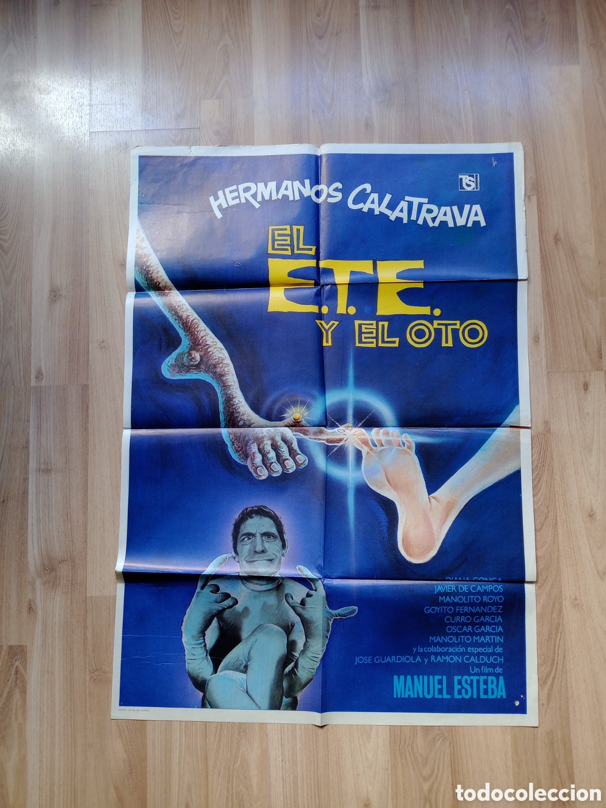 Cine: EL ETE Y EL OTO - CARTEL ORIGINAL CINE 100 X 70 cms - HERMANOS CALATRAVA - FREAK