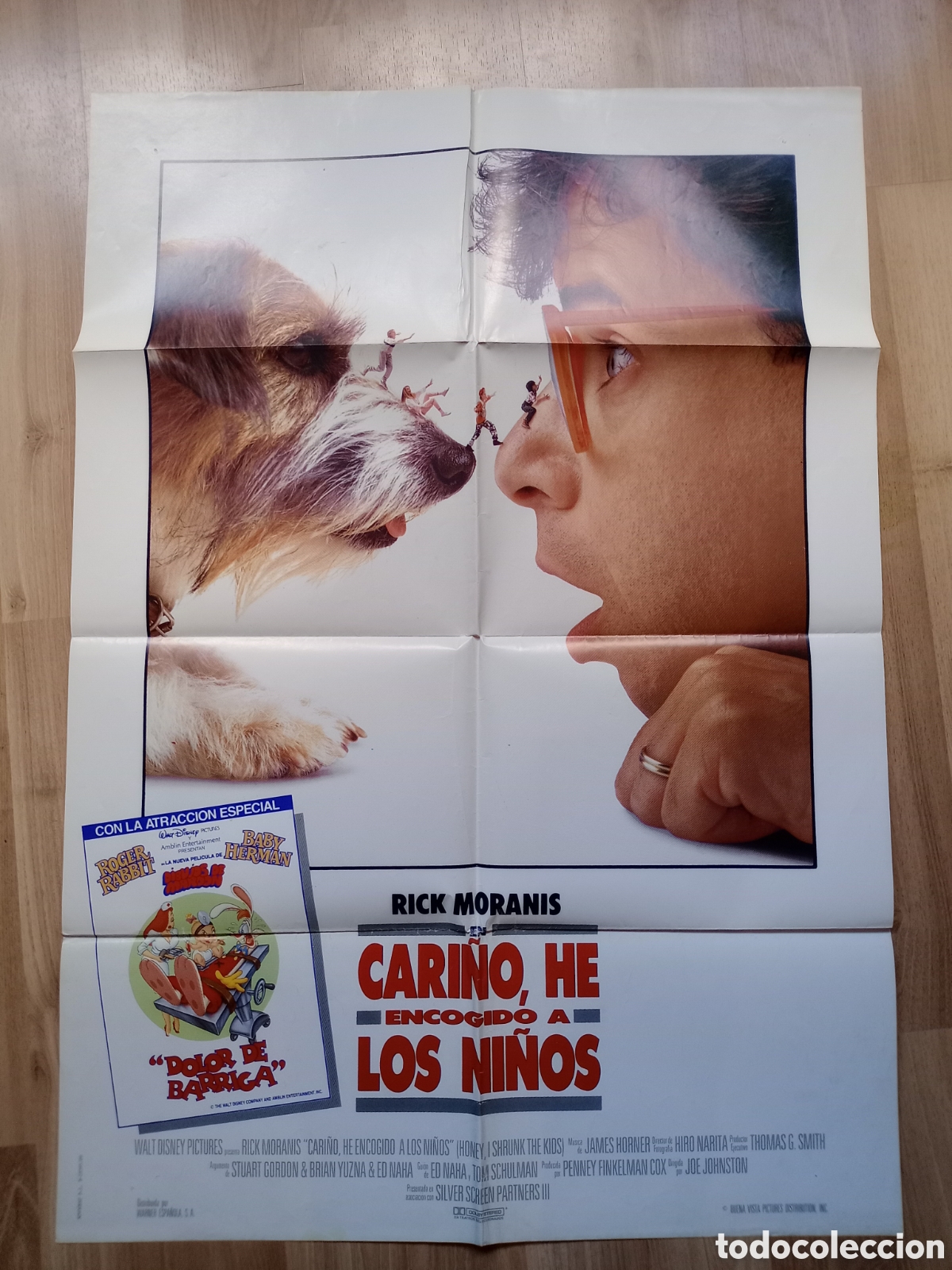 Cine: CARI&Ntilde;O, HE ENCOGIDO A LOS NI&Ntilde;OS - CARTEL ORIGINAL CINE - 100 X 70 cms - DISNEY 80'S