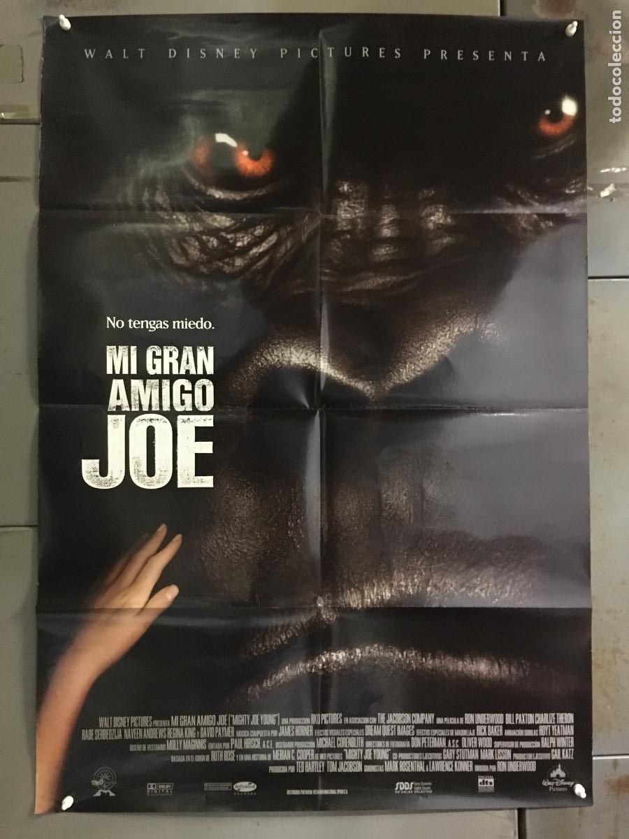 Cinema: AFB49 MI GRAN AMIGO JOE CHARLIZE THERON POSTER ORIGINAL 70X100 ESTRENO h0
