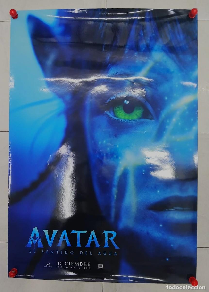 Cine: Avatar El sentido del agua. Poster original (100x70) cm aprox