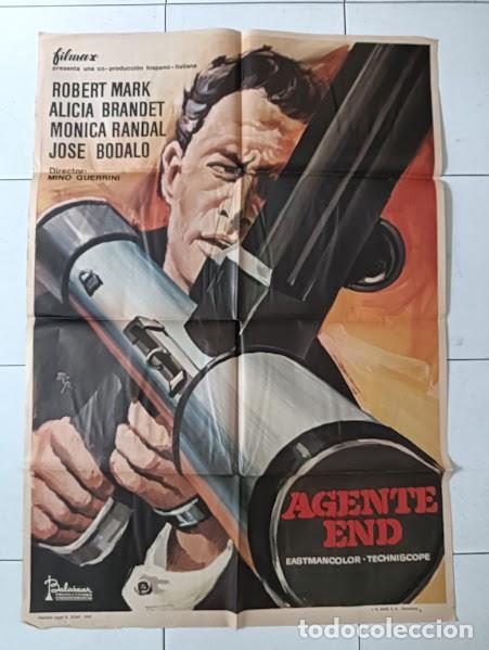 Cine: VKD 2158 AGENTE END ROD DANA JOSE BODALO EURO SPY POSTER ORIGINAL 70X100 ESTRENO