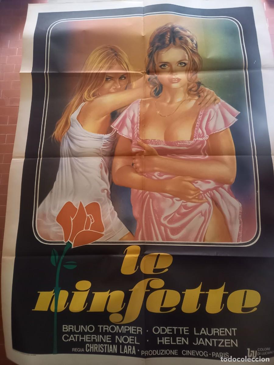 Cinema: LE NINFETTE 1978 DI CHRISTIAN LARA POSTER cm. 100X140 ODETTE LAURENT CATHERINE NOEL