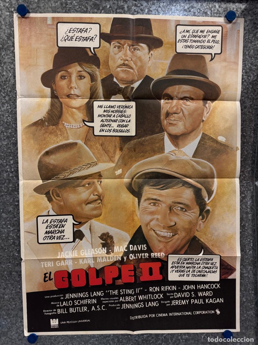 Cine: Golpe 2, Jackie Gleasok, Mac Davis, A&ntilde;o 1983, POSTER ORIGINAL