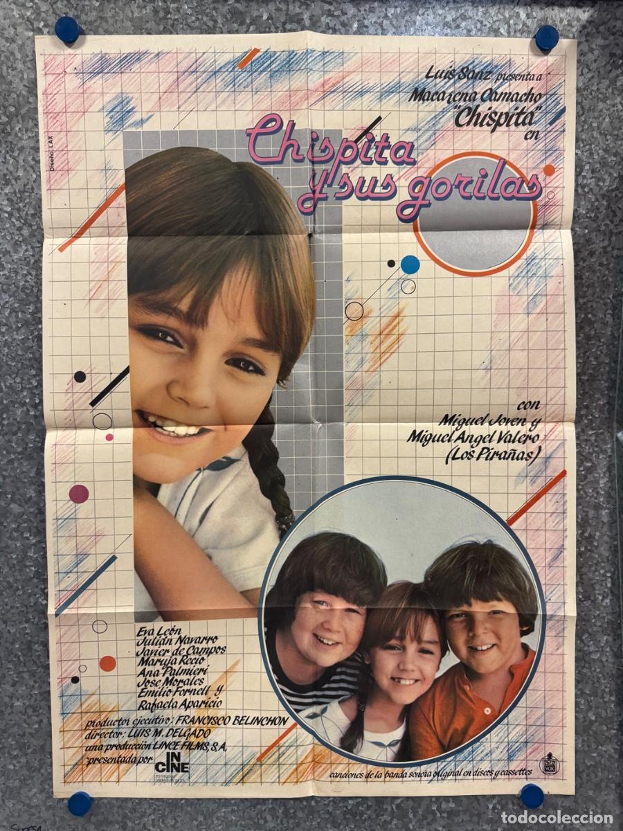 Cine: Chispita y sus gorilas, Macarena Camacho, Rafaela Aparicio, A&ntilde;o 1982, POSTER ORIGINAL