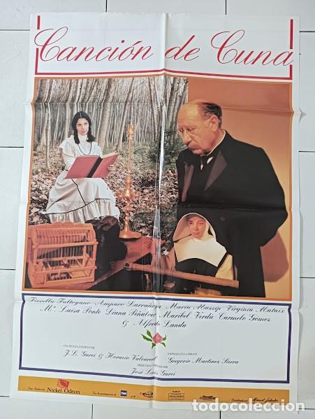 Cine: VKD 2165 CANCION DE CUNA FIORELLA FALTOYANO MARIBEL VERDU J L GARCI POSTER ORIGINAL 70X100 ESTRENO