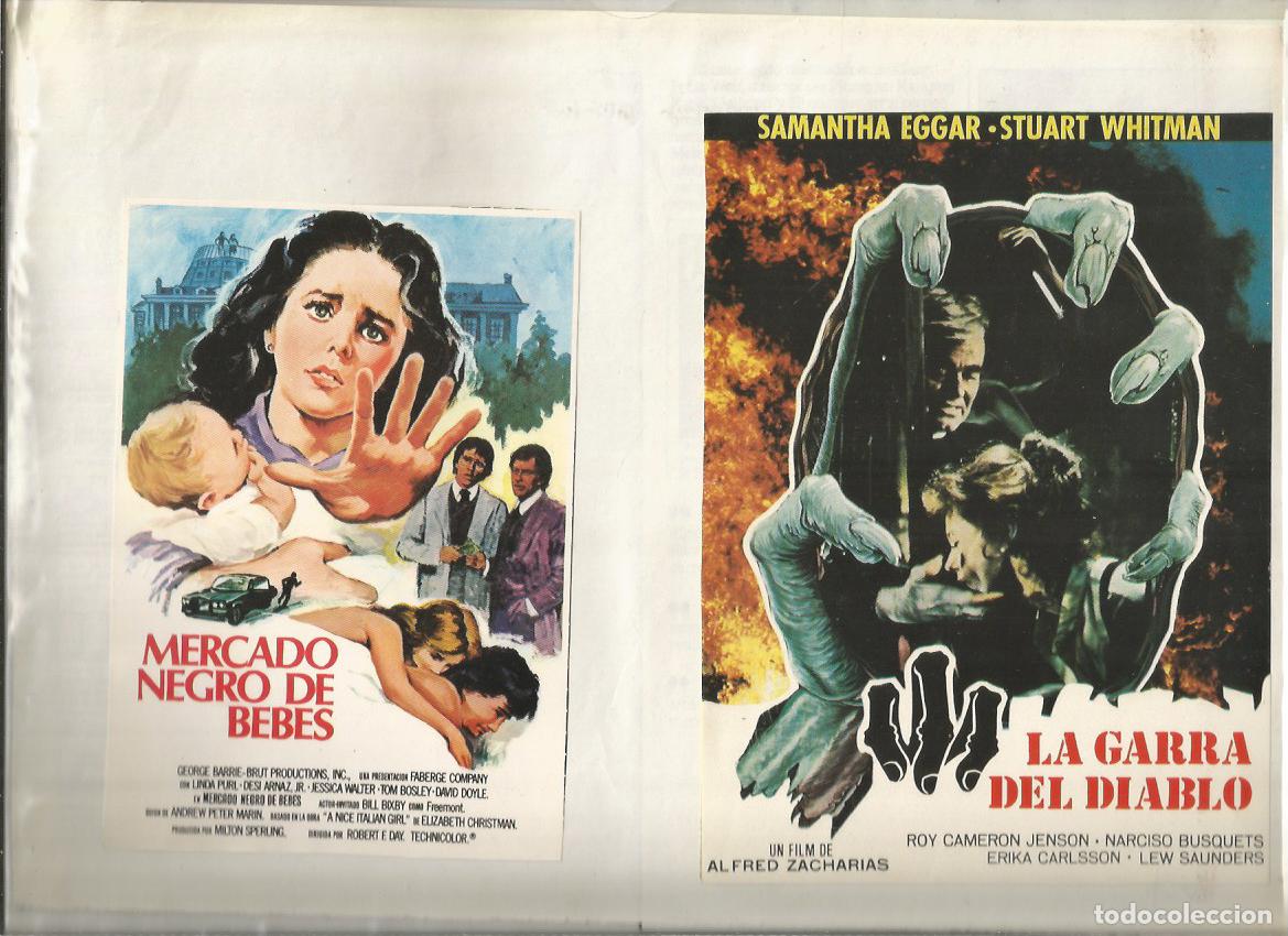 Cine: RECORTES REPRODUCCIONES CARTELES CINE-17 P&Aacute;GINAS A DOS CARAS