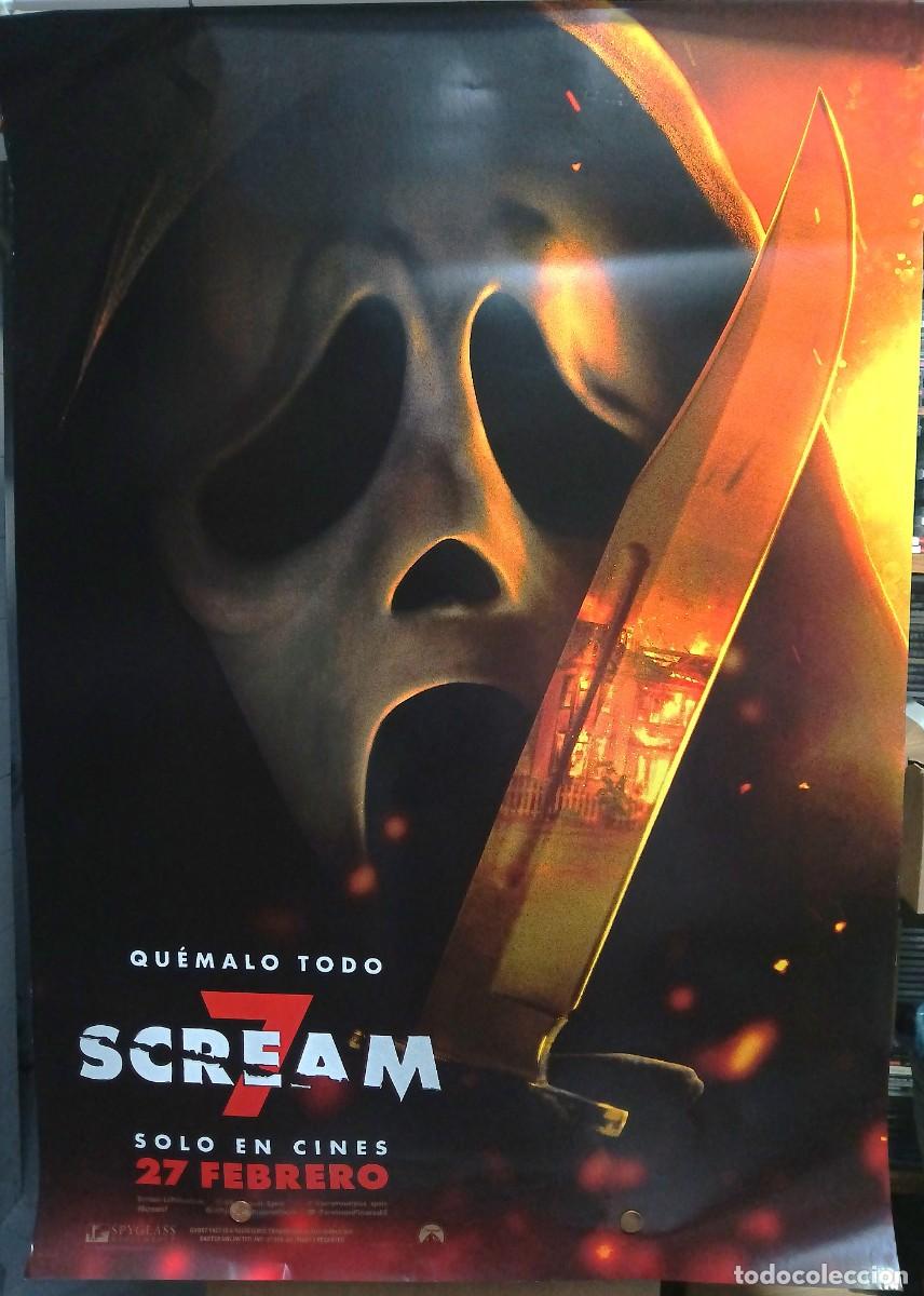 Cine: Scream 7. P&oacute;ster original 70x100 cm aprox.