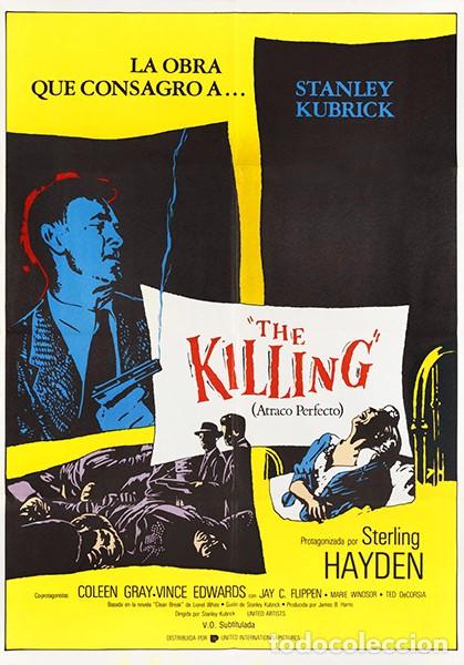 Cine: ATRACO PERFECTO (THE KILLING) P&oacute;ster 70x100 cm aprox. Stanley Kubrick Sterling Hayden