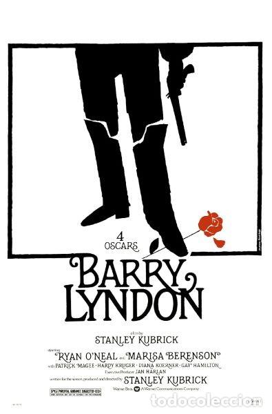 Cine: BARRY LYNDON P&oacute;ster 60/70 x 90/100 cm aprox. Stanley Kubrick Ryan O'Neill