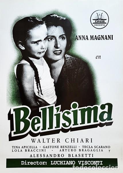 Cine: BELL&Iacute;SIMA P&oacute;ster 65x90 cm aprox. LUCHINO VISCONTI ANA MAGNANI