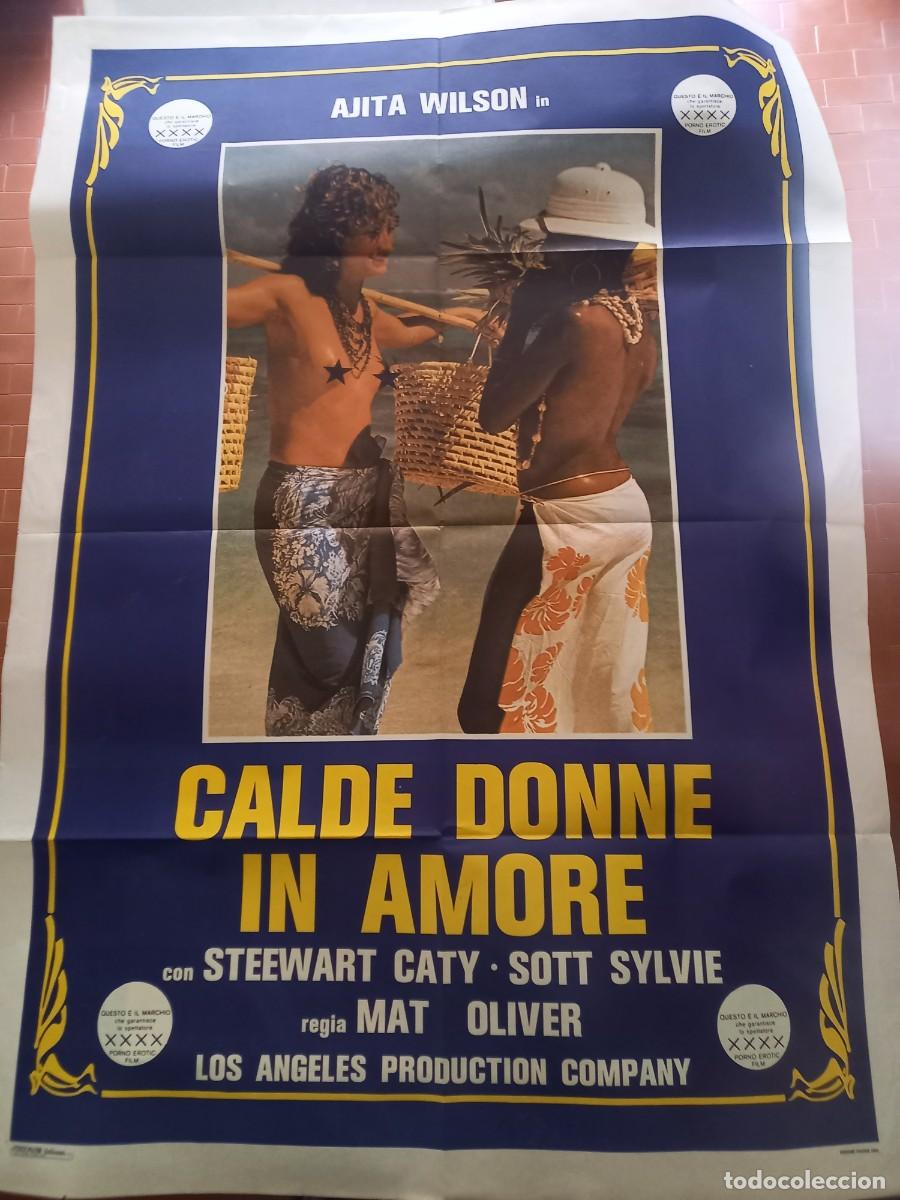Cine: CALDE DONNE IN AMORE 1984 POSTER cm. 100X140 AJITA WILSON KATERINA SPATHI