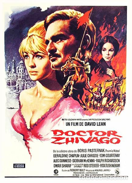 Cine: Doctor Zhivago P&oacute;ster 65x90 cm aprox. David Lean Omar Sharif Julie Christie Geraldine Chaplin