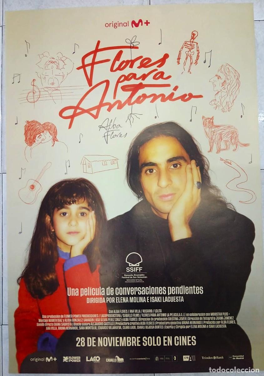Cine: Flores para Antonio. P&oacute;ster original 100x70 cm aprox.