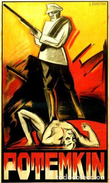 Cine: EL ACORAZADO POTEMKIN P&oacute;ster 60,5x100 cm aprox. Sergei M. Eisenstein