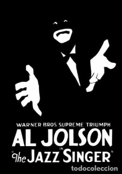 Cine: El cantor de Jazz (The Jazz Singer) P&oacute;ster 70x100 cm aprox. Al Jolson