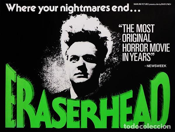 Cine: Cabeza borradora - Eraserhead. Poster 70x100 cm aprox. David Lynch