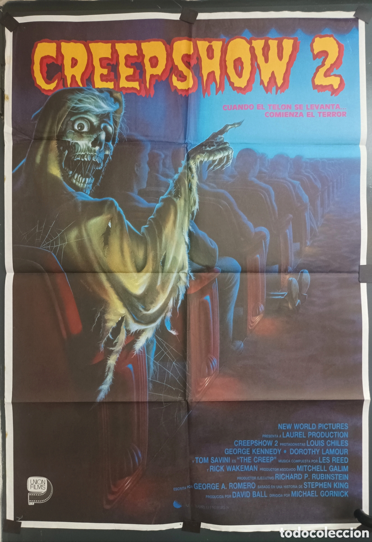 Cine: Cartel original de &eacute;poca de la pel&iacute;cula Creepshow 2