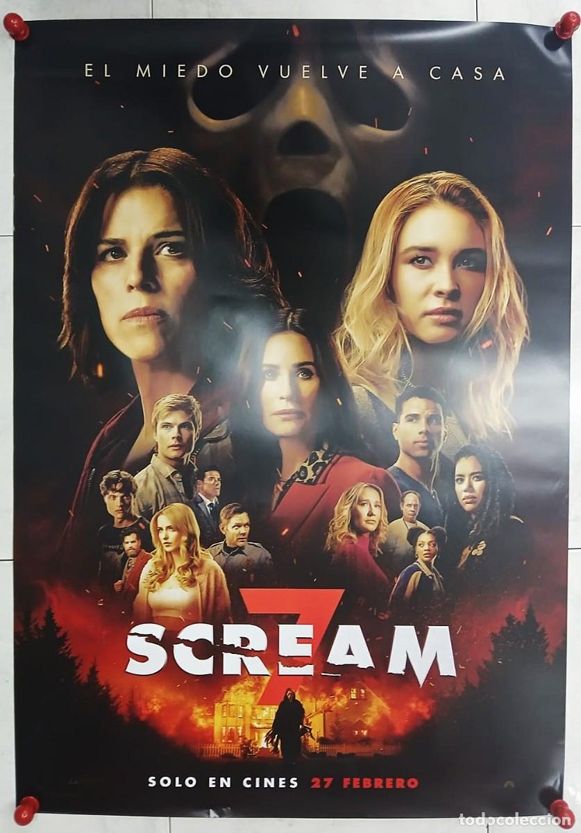 Cine: Scream 7. P&oacute;ster original 70x100 cm aprox.