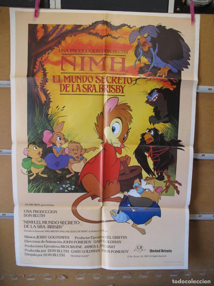 Cine: EN1598 NIMH EL MUNDO SECRETO DE LA RSA BRISBY POSTER ORIGINAL
