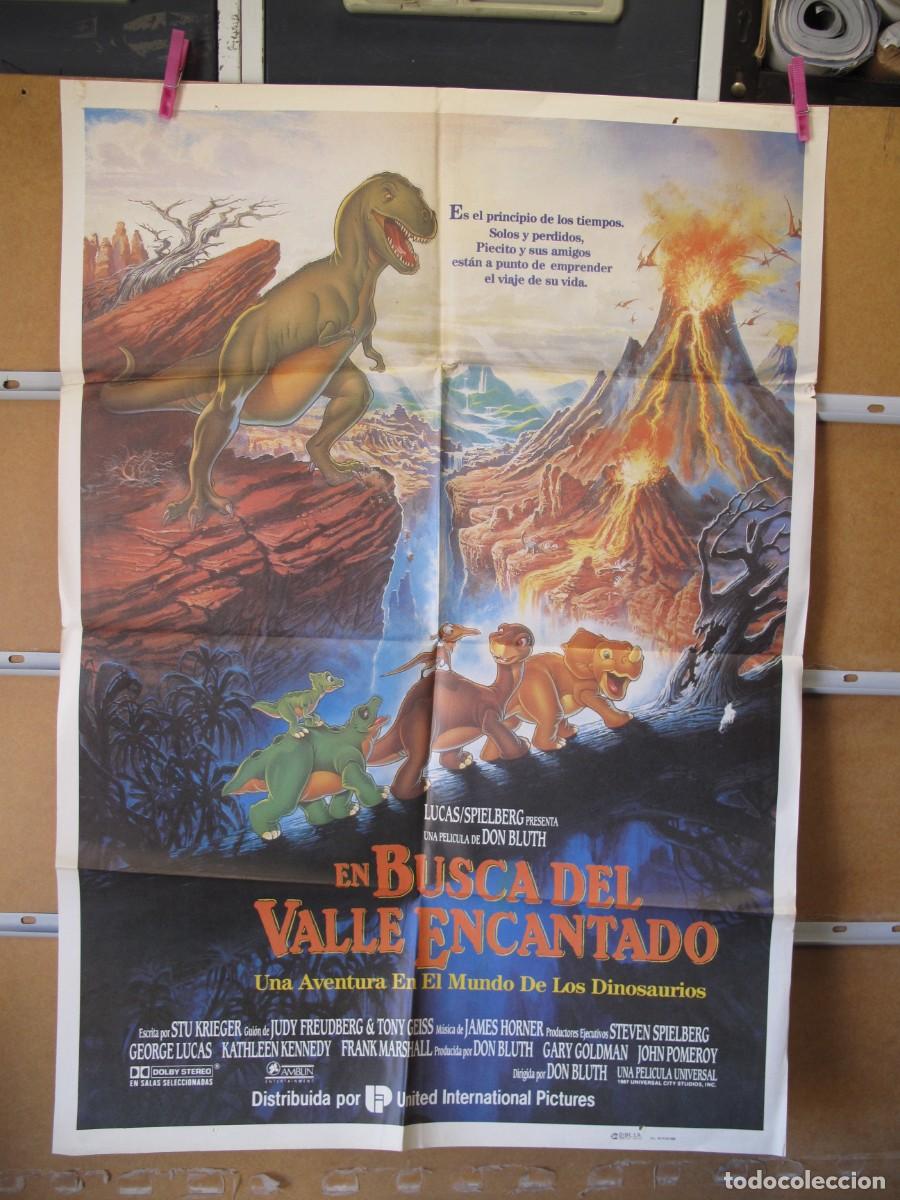 Cine: EN1572 EN BUSCA DEL VALLE ENCANTADO POSTER ORIGINAL