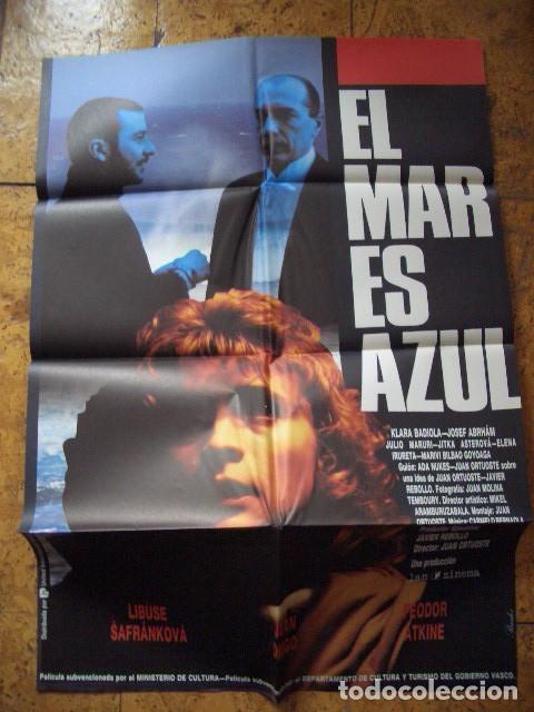 Cine: P&oacute;ster original de cine 70x100xm de EL MAR ES AZUL