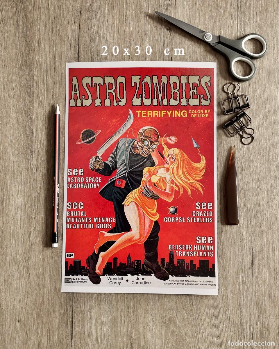 Cine: Astro Zombies (1969) - Reproducci&oacute;n P&oacute;ster 20x30