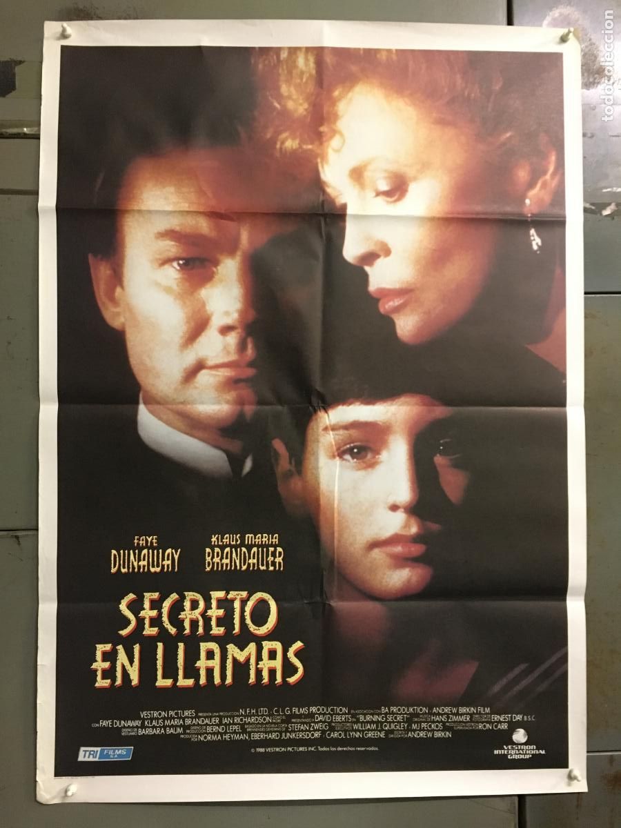 Cine: AFB86 SECRETO EN LLAMAS FAYE DUNAWAY POSTER ORIGINAL ESTRENO 70X100 h5