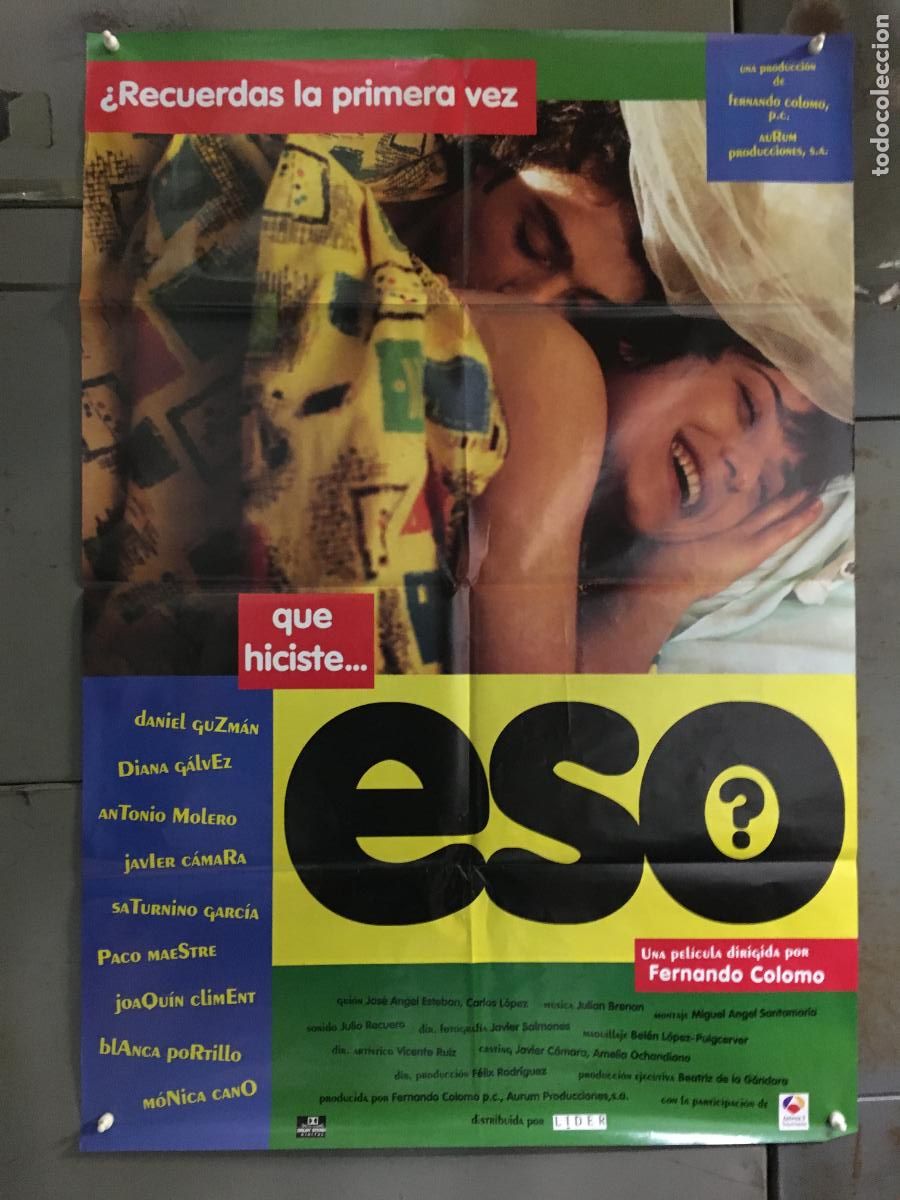 Cine: AFB87 ESO FERNANDO COLOMO POSTER ORIGINAL ESTRENO 70X100 h1