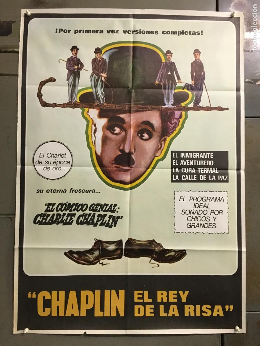 Cin&eacute;ma: AFB90 CHAPLIN EL REY DE LA RISA CHARLES CHAPLIN POSTER ORIGINAL 70X100 h0