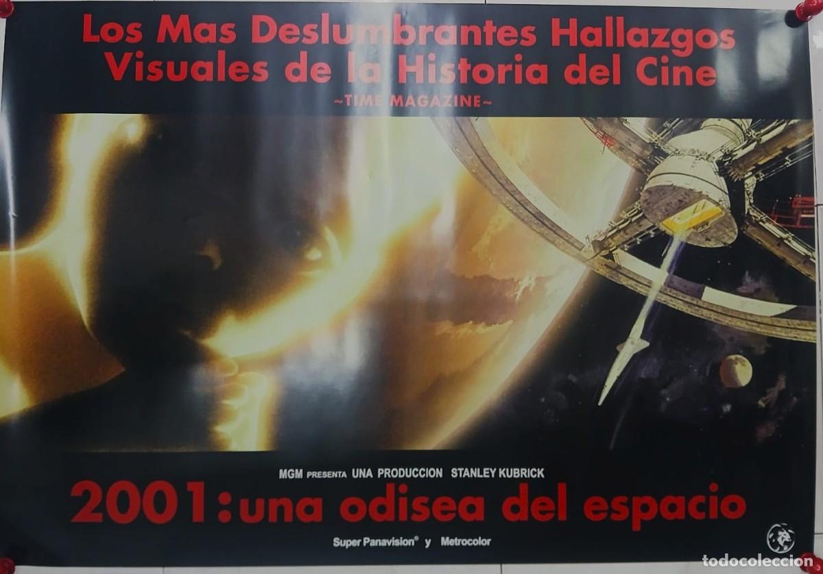 Cine: 2001: Una odisea del espacio. P&oacute;ster Horizontal 100x70 cm aprox STANLEY KUBRICK