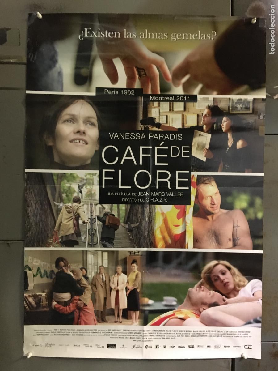 Cine: AFC02 CAFE DE FLORE VANESSA PARADIS POSTER ORIGINAL 70X100 ESTRENO h0