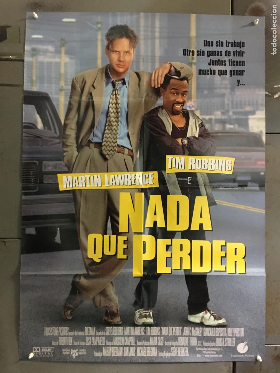 Cinema: AFC05 NADA QUE PERDER TIM ROBBINS MARTIN LAWRENCE KELLY PRESTON POSTER ORIGINAL 70X100 ESTRENO h0