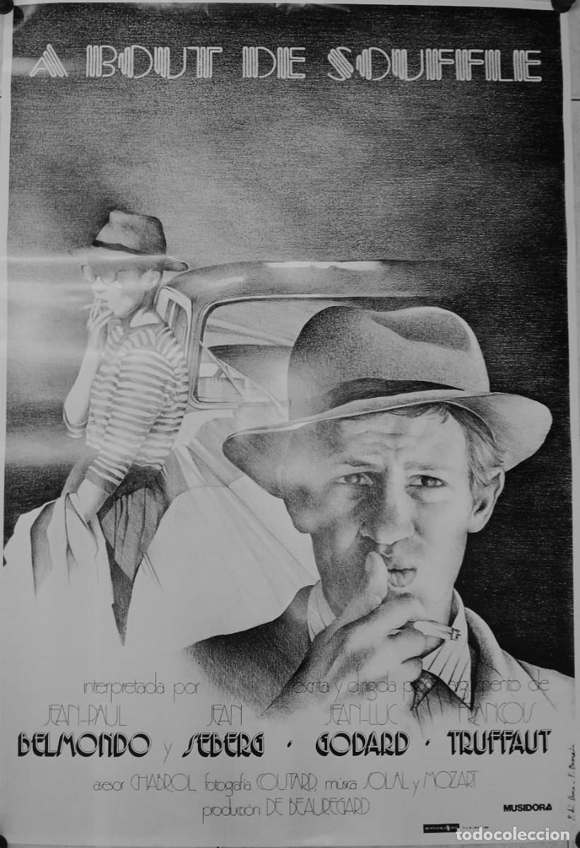 Cine: Al final de la escapada - &Agrave; bout de souffle P&oacute;ster 100x70 cm aprox