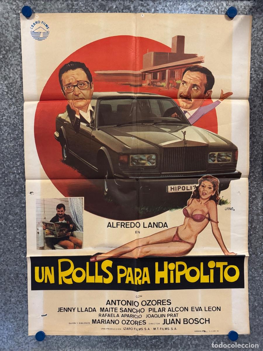 Cine: Un rolls para hipolito, Alfredo Landa, Antonio Ozores, A&ntilde;o 1982, POSTER ORIGINAL