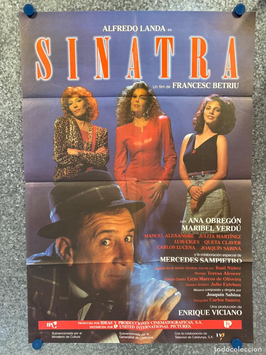 Cine: Sinatra, Alfredo Landa, Ana Obregon, POSTER ORIGINAL
