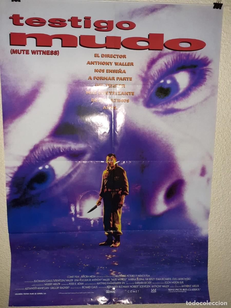 Cine: Poster Cartel Original Testigo Mudo (1995)