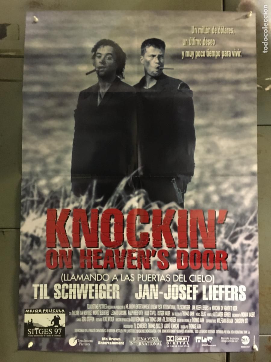 Cinema: AFC13 KNOCKIN' ON HEAVEN'S DOORS TL SCHWEIGER JAN-JOSEF LIEFERS POSTER ORIGINAL 70X100 ESTRENO h0