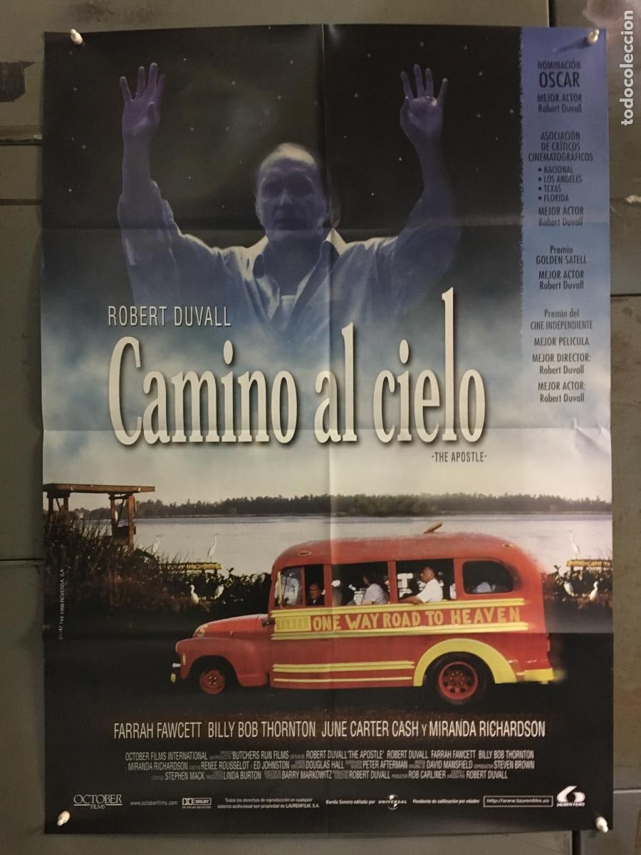 Cinema: AFC16 CAMINO AL CIELO ROBERT DUVALL FARRAH FAWCETT POSTER ORIGINAL 70X100 ESTRENO h0