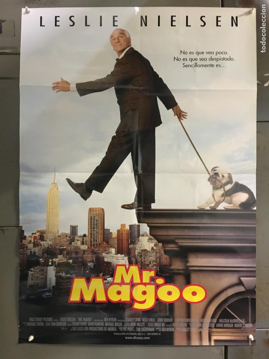 Cine: AFC31 MR MAGOO LESLIE NIELSEN POSTER ORIGINAL ESTRENO 70X100 h0