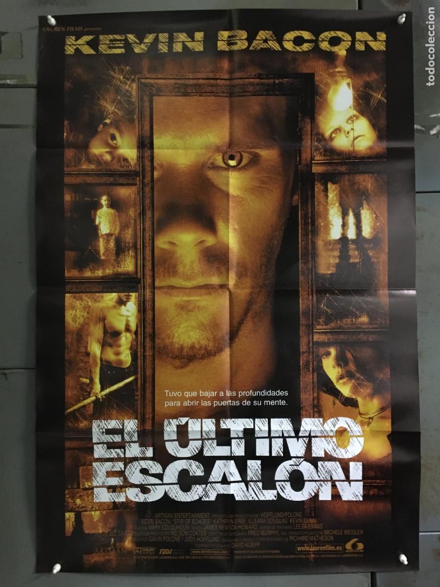 Cine: AFC35 EL ULTIMO ESCALON KEVIN BACON POSTER ORIGINAL 70X100 ESTRENO h1