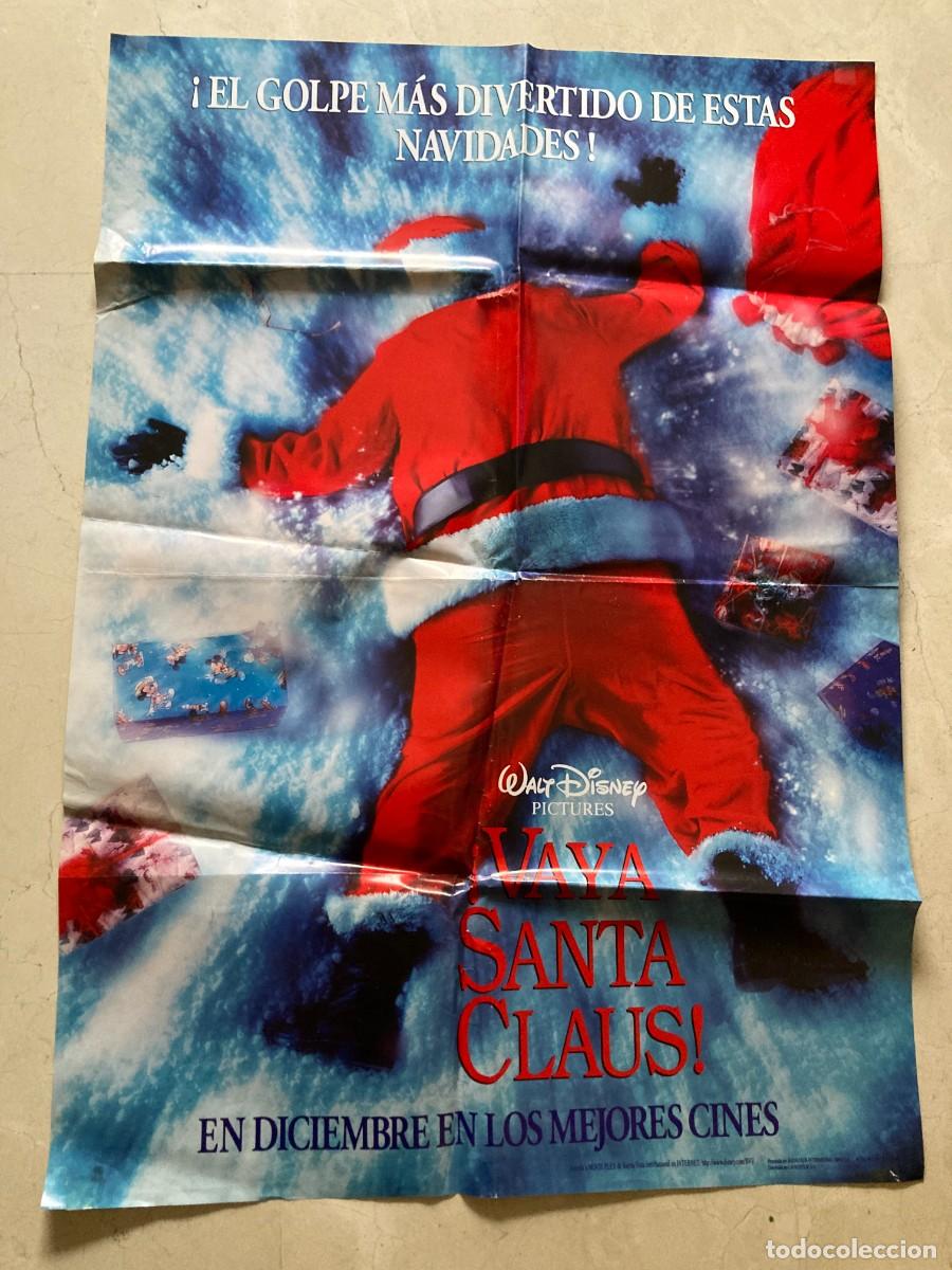 Cine: Cartel cine original VAYA SANTA CLAUS (1994) 70x100 / Tim Allen - Judge Reinhold