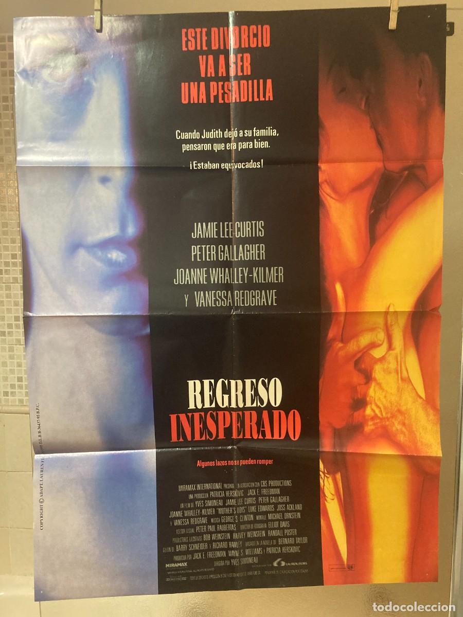 Cine: Cartel cine original REGRESO INESPERADO (1993) 70x100 / Jamie Lee Curtis