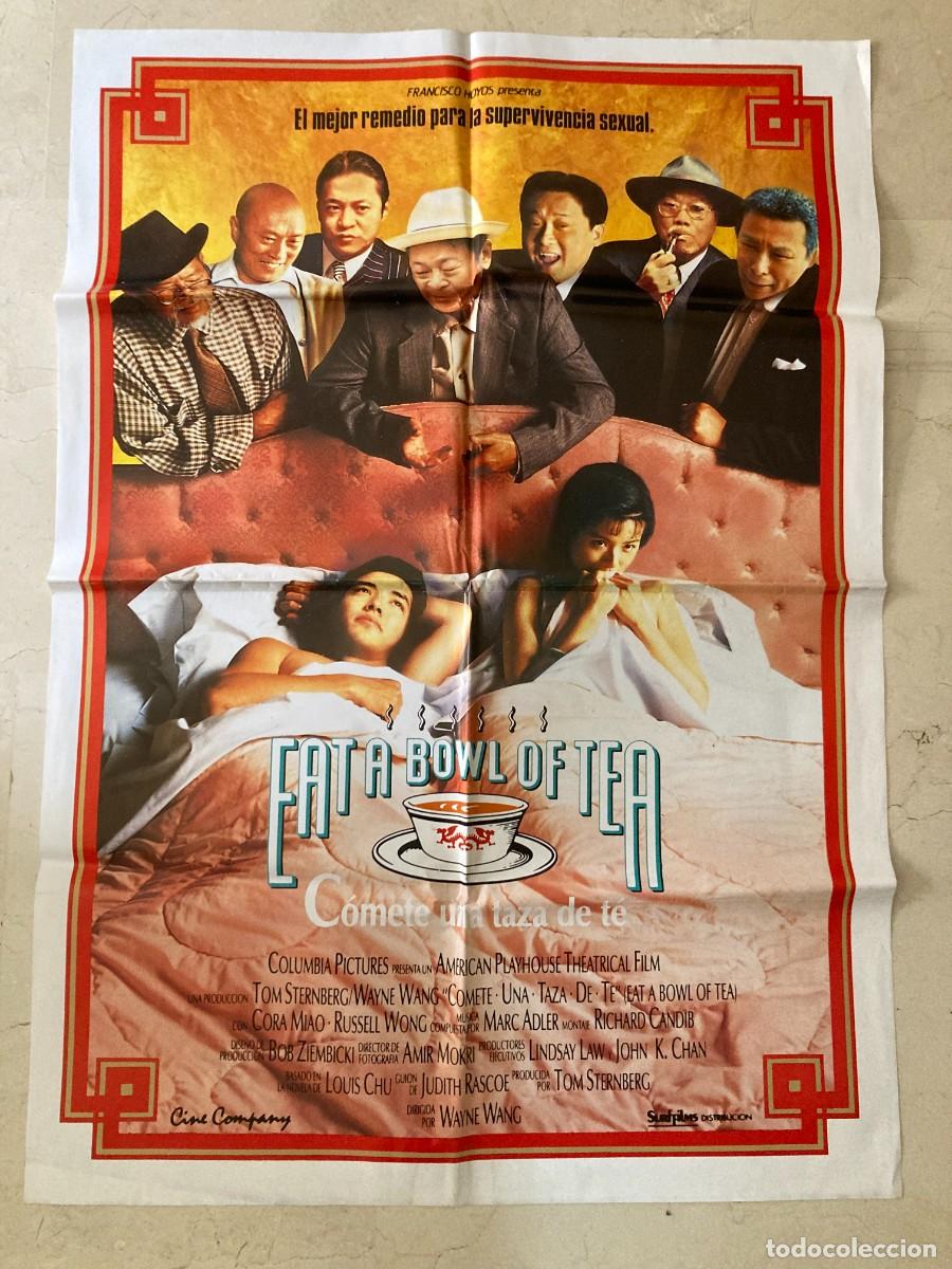 Cine: Cartel cine original COMETE UNA TAZA DE TE (1989) 70x100 / Wayne Wang