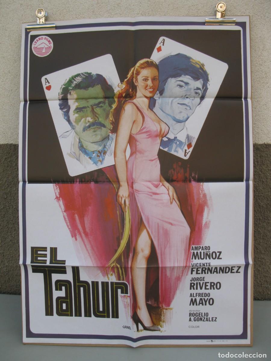 Cine: EL TAHUR - P&Oacute;STER - CARTEL DE LA PEL&Iacute;CULA - AMPARO MU&Ntilde;OZ - VICENTE FERN&Aacute;NDEZ - ROGELIO A. GONZALEZ.